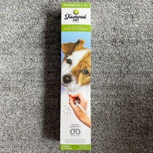Diamond Art by LeisureArts Puppy Diamond Art Diamond Painting Kit NEW